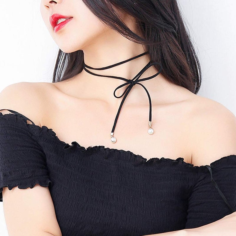 Wobe 100 Yards Suede Cord, Leather Cord 2.6mm x 1.5mm Suede Lace Faux Leather Cord with Roll Spool Beading Craft Thread for Bracelet Necklace Beading DIY Handmade Crafts Thread (Black) - Image 5